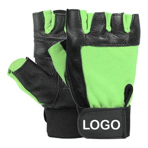 Gants de sport et de fitness en PU, demi-doigts, respirants, antidérapants, pour le cyclisme, le badminton et le tennis - Product Image 1
