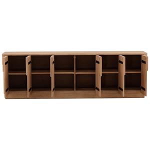 Premium Handmade Buffet <b>Sideboard</b> Cabinet Crafted from Solid Wood with Four Doors and Large Capacity Storage for Home Interiors - Product Image 5