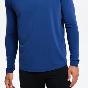 T-shirt de performance à manches longues pour homme, anti-UV UPF 50, séchage rapide, évacuation de l'humidité, écologique, pour la gym, la course et le sport - Product Image 4