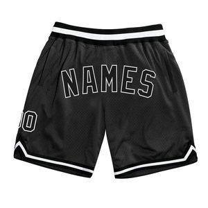 Shorts pour hommes personnalisables, vierges, en polyester épais, coupe ample, couleur unie, avec empiècements en maille épaisse, pour usage quotidien décontracté, sport et tenue d'équipe, OEM - Product Image 2