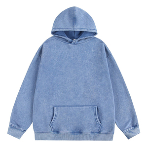 Sudadera con Capucha para Hombre, Corte Regular, 100% Algodón, Felpa, Color Sólido, Informal, Tejida, Ecológica, Transpirable, para Invierno - Product Image 4