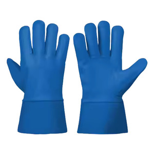 Gants de soudage TIG en cuir de chèvre et croûte de cuir de vache, résistants à l'abrasion, à la chaleur et ignifuges pour la construction et la lutte contre les incendies - Product Image 4
