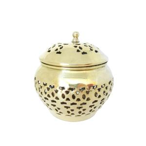 Brûleur d'encens en laiton portable de qualité supérieure Table décorative parfum de maison encens et porte-encens encensoir religieux - Product Image 1