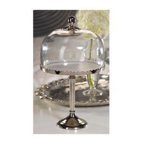 Cúpula Decorativa Premium de Metal para Pasteles con Tapa, para Almacenamiento, Exhibición y Uso Elegante en la Encimera de la Cocina - Product Image 1