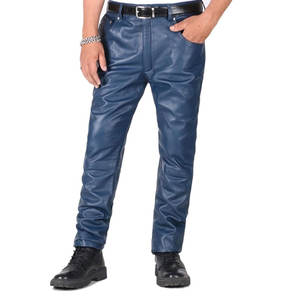 Pantalones de Cuero para Hombre de Último Diseño y Alta Calidad, Venta al Por Mayor, Diseña Tu Propio Logotipo - Product Image 1