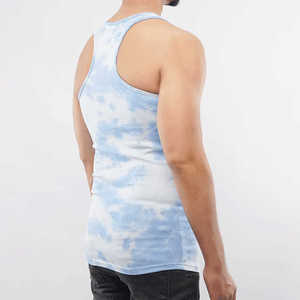 Nueva Camiseta Deportiva para Hombre, Cuello en U, Secado Rápido, Camiseta Ajustada, Camiseta de Tela Acanalada para Hombre - Product Image 3