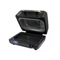 Penjualan Terbaik: Penggorengan Udara Listrik Mewah 8 in 1 Tanpa Minyak dengan Kontrol Digital untuk Penggunaan Rumah Tangga & RV - Panggang, Bakar, Grill & Lainnya