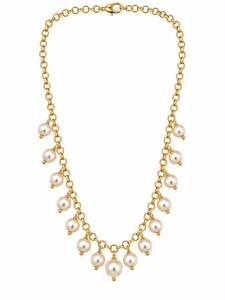 Collar Lariat de Perlas de Imitación con Cuentas de Latón Italiano Chapado en Rodio, Diseño Tallado en Forma de Bola, Elegante y Minimalista para Mujer - Product Image 1