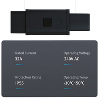 Convertisseur de charge pour véhicules électriques de type 2 vers NACS, 250 kW haute puissance, compatible avec la plupart des modèles de véhicules électriques à port NACS