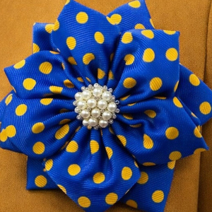 Broche de moda Sigma Gamma Rho con diseño de pata de gallo azul y dorado, elegante pin de solapa, joyería llamativa, accesorio decorativo, venta al por mayor, personalizado - Product Image 3