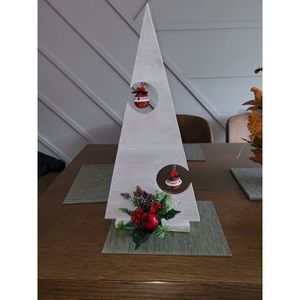 Living Room Decor <b>Wooden</b> and MDF <b>Christmas</b> <b>Tree</b> Table Top Ornament - Product Image 2