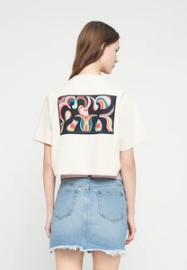 เสื้อยืดครอปผู้หญิง แขนสั้น คอกลม ผ้าฝ้าย สไตล์ลำลอง ใส่สบาย ทรงหลวม สตรีทแวร์ สำหรับฤดูร้อน เสื้อครอปลำลองสำหรับผู้หญิง - Product Image 5