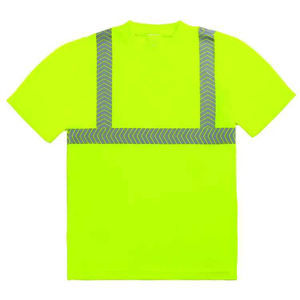 Nueva Camiseta de Seguridad de Alta Visibilidad ANSI Clase 1 EN ISO 20471 Clase 2 con Franjas Reflectantes Amarillas LED de Manga Corta para Trabajo - Product Image 1