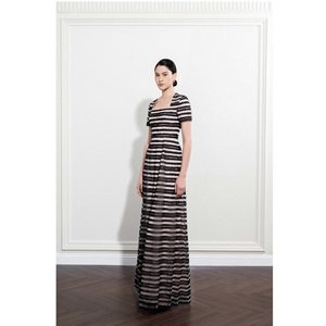 Vestido Casual para Mujer SELAVIE GOWN DRESS, Vestido Casual de Verano Largo hasta el Suelo, Corte en A, Ajustado en la Parte Superior, Vestido al por Mayor para Mujer - Product Image 1