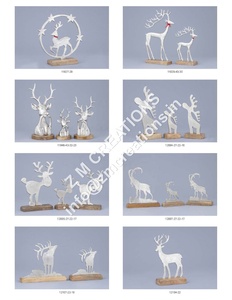 Handcrafted Aluminum Wood <b>Reindeer</b> Figurine <b>Christmas</b> Home Decor Sculpture Customizable <b>Reindeer</b> Reusable Metal <b>Christmas</b> Decor - Product Image 5