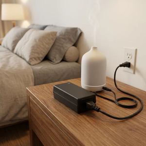 อะแดปเตอร์ AC-DC ช่อง C6เข้า2.4A 12W 5V สำหรับผลิตภัณฑ์อิเล็กทรอนิกส์ - Product Image 1