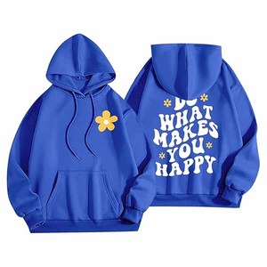 Sudaderas con capucha personalizadas para hombre, estilo casual de invierno, sudaderas holgadas de hip hop personalizadas. - Product Image 3