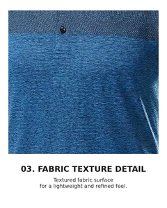 Camiseta Polo de Alto Rendimiento con Efecto Refrigerante y Estampado de Rayas |   Marca Coreana MARK MT-526 OEM/ODM - Product Image 6
