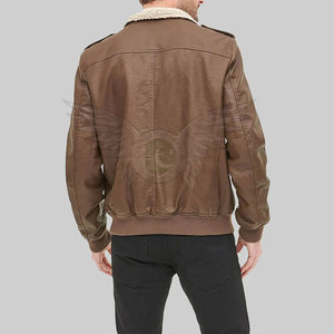 Chaqueta de Cuero para Hombre, Estilo Casual, Ajustada, de Invierno, Premium, con Cierre, Estilo Vintage, de Lujo - Product Image 2
