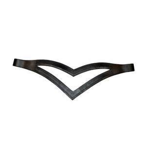 Bracelet en cuir forme de V en cuir pour cheval, dernier modèle, vide, doux, rembourré, 1 pièce - Product Image 1