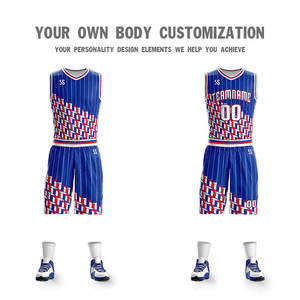 Tenue de basketball à séchage rapide, vêtements de sport personnalisables avec nom et numéro, uniformes d'été pour équipes de basketball - Product Image 3