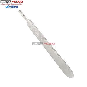 Manche de scalpel manuel de qualité supérieure, 20 lames chirurgicales stériles certifiées CE, coupe durable, résistant à la rouille, qualité médicale - Product Image 5