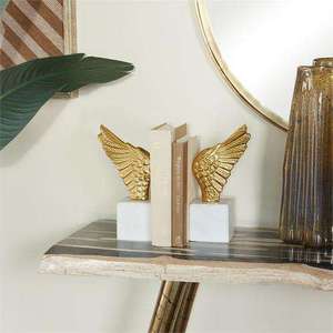 Sujetalibros con forma de pájaro, sujetalibros decorativos de metal, soporte para libros hecho a mano para oficina, hogar, biblioteca, estantería, decoración de escritorio - Product Image 3