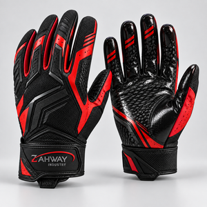 Gants de football américain unisexes avec construction durable, ajustement confortable, adhérence améliorée, tissu respirant - Product Image 1
