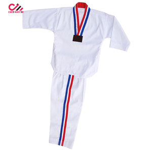 Uniforme de Taekwondo Informal de Moda, Venta Directa de Fábrica al Por Mayor, 100% Algodón Elástico, Ligero, de Secado Rápido, con Logotipo Personalizado - Product Image 4
