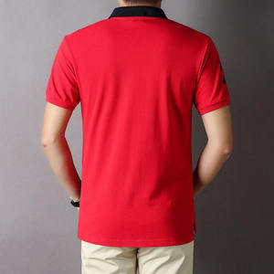 Camiseta de Hombre con Logotipo Bordado Personalizado, Ropa Casual de Verano, Manga Corta, Tejida, Transpirable, Producto Más Vendido - Product Image 6