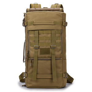 Coyote Tan Tactical <b>Backpack</b> Heavy Duty tactical Style Rucksack Water Resistant Convertible Travel Duffel - Product Image 4