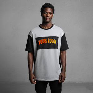 เสื้อยืดผู้ชายสไตล์สตรีทแวร์ทรงหลวมไหล่ตก ผ้าฝ้าย 100% หนัก 210 กรัม ใส่สบายๆ สำหรับฤดูร้อน ขายดี ปรับแต่งได้ - Product Image 6
