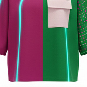 T-shirt ample pour homme, conçu avec une coupe ample dans le corps et les manches pour un style urbain contemporain audacieux. - Product Image 3