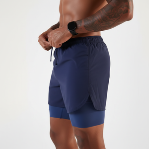 Pantalones Cortos Deportivos para Correr, de Color Liso, con Bolsillos, Casuales de Verano para Hombre, de Tela Oxford, Lino/Algodón, Transpirables, con Cintura Elástica - Product Image 3