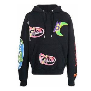 Sudadera con Capucha Extra Grande Personalizable, Transpirable y Ecológica para Hombre, de Poliéster/Algodón, Estilo Urbano para Otoño - Product Image 1