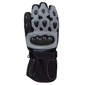 Fabrication professionnelle, designs et logos personnalisés, gants de moto en cuir véritable, protection, imperméables, gants de course d'aventure - Product Image 4