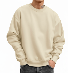 Unisex <b>Extra</b> <b>Large</b> Round Neck Hoodie Custom Graphic Embroidered Logo Casual Sports Winter Season Loose Fit Woven Fabric - Product Image 3