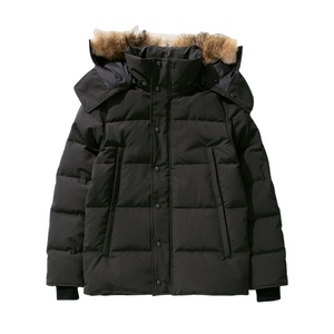 Custom Women Winter Hooded Quilted <b>Jacket</b> With Fur Collar Wholesale Plus Size Puffer <b>Jacket</b> - Product Image 1
