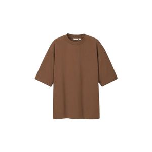 Qualité de luxe pour hommes Spandex/Coton 220 GSM Oversize T-shirt BD à épaules tombantes Logo personnalisé Poids lourd Respirant Design vierge - Product Image 6