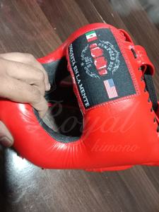 Protector de cabeza de cuero de Color sólido de nuevo diseño 2023 protector de cabeza de boxeo para hombres de tamaño personalizado superventas al por mayor - Product Image 2