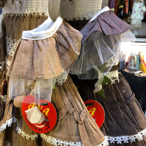 Conjunto de vestido de algodón de pollo de nuevo diseño para niñas Ropa de Fiesta de Primavera para niños que incluye vestido de princesa Diadema Traje de lana - Product Image 6