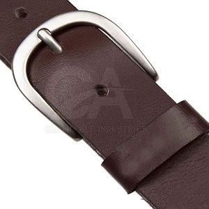 Fashion Men Leather Belt Stylish Wide Strap Belt for Jeans and Casual Wear Men Leather Belt Distressed Cowhide Belt - Product Image 6