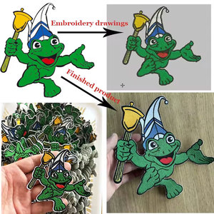 Écussons brodés avec logo, écussons brodés personnalisés, écussons à thermocoller ou à coudre, écussons avec design de logo - Product Image 2