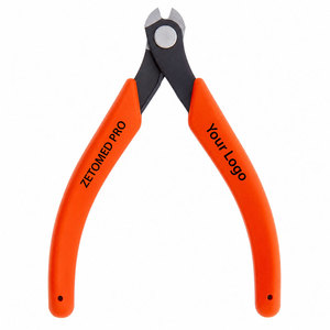 Xuron ®   Alicates de Corte de Alambre Duro con Cabeza Cónica, Herramienta de Corte de Alambre Duro de Alta Calidad para Joyería (Mango Naranja) - Product Image 1