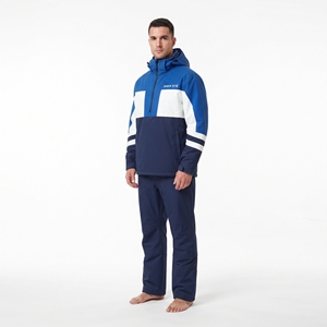 Ensemble de veste de ski imperméable pour homme, coupe-vent, à capuche, avec fermeture éclair, respirant, pour les sports d'hiver, le ski en plein air - Product Image 3