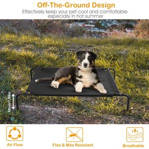 Lit surélevé pour animaux de compagnie de grande taille, lit frais et confortable pour chiens et chats - Product Image 3