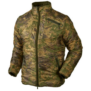 Equipo de tiro al aire libre al por mayor, chaqueta con capucha de camuflaje personalizada con cremallera, chaqueta de caza de poliéster impermeable y transpirable - Product Image 1