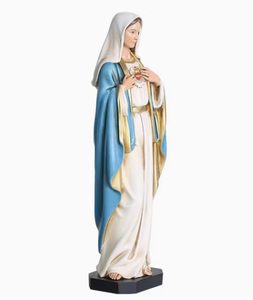 Estátua Religiosa da Virgem Maria em Resina Impressa em 3D, Pintada à Mão, de Alta Qualidade para Decoração de Casa/Envio Rápido - Product Image 3