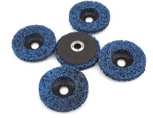 Disco de tira limpia de 115x22mm con almohadilla de respaldo de fibra disco de tira negra - Product Image 3