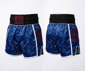 กางเกงมวย MMA สีแดงลายปลาคาร์ฟ โพลีเอสเตอร์ทนทาน อุปกรณ์ฝึกซ้อมทุกฤดูกาล - Product Image 3